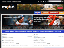 Tablet Screenshot of masnsports.com